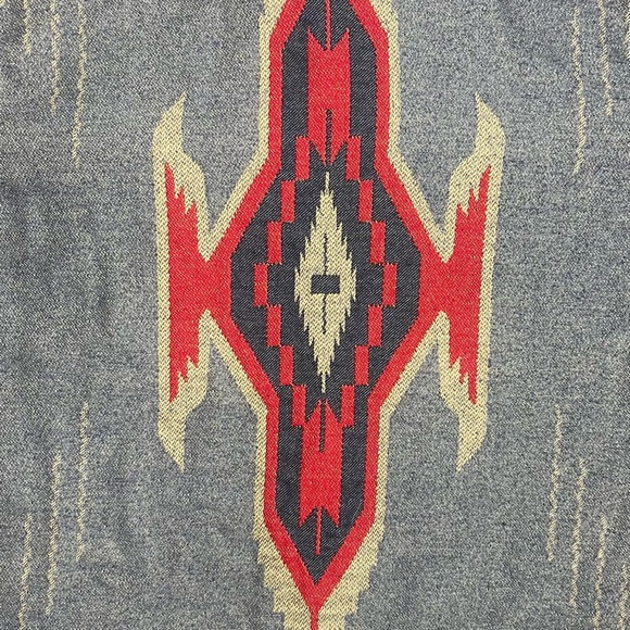 Vintage RRL Ralph Lauren Southwestern Polo Jacquard Chimayo Long Sleeve Workshir - Picture 11 of 11